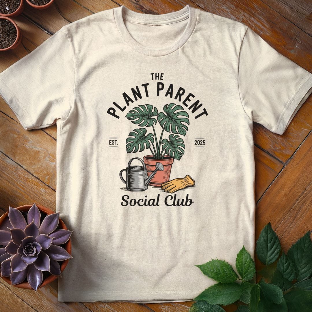 The Plant Parent Social Club Tee T-Shirt Natural / S