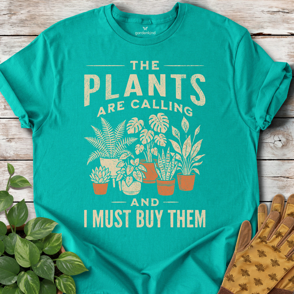 The Plants are Calling Tee, Jade Dome