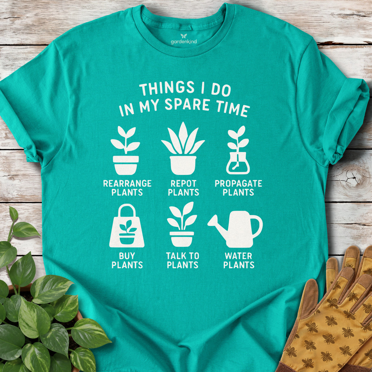 Things I Do in My Spare Time Tee, Jade Dome