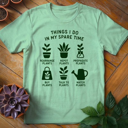 Things I Do in My Spare Time Tee T-Shirt Mint Green / S