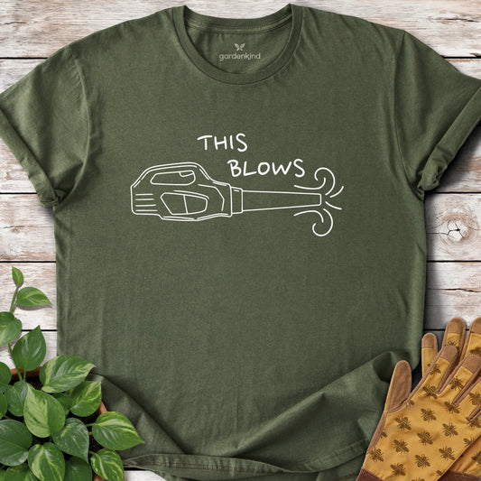 This Blows Tee, Military Green