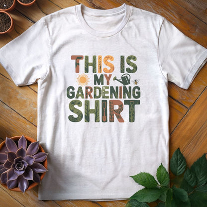 This is My Gardening Shirt Tee T-Shirt White / S