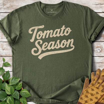 Tomato Season Tee, Military Green