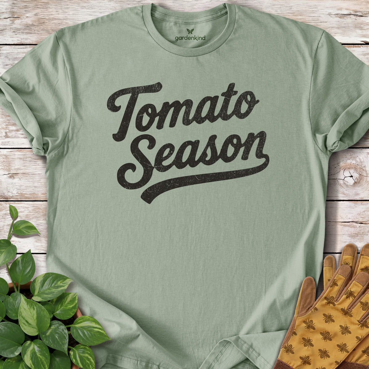 Tomato Season Tee, Sage
