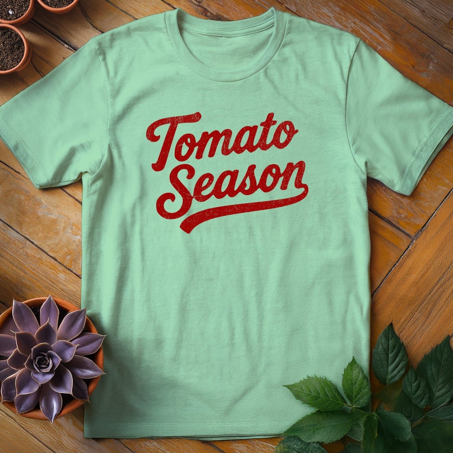 Tomato Season Tee T-Shirt Mint Green / S