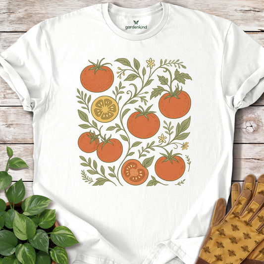 Tomatoes Tee, White