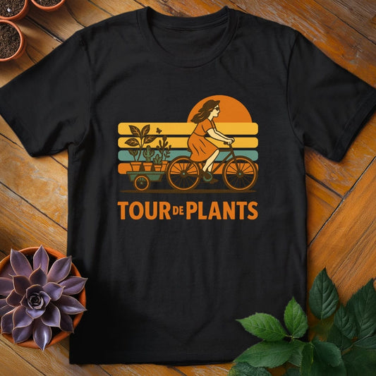 Tour de Plants Tee T-Shirt Black / S