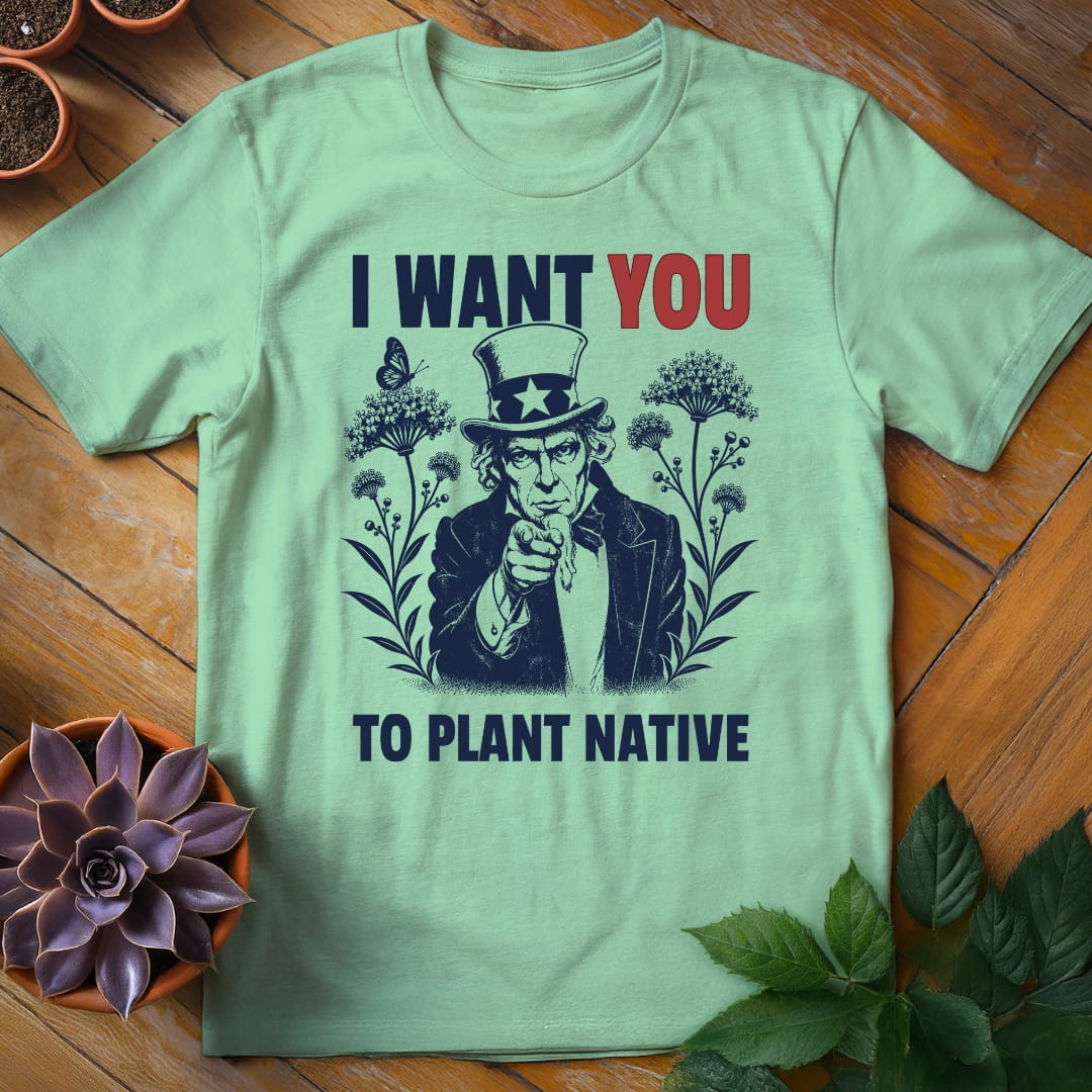 Uncle Sam Plant Native Tee T-Shirt Mint Green / S