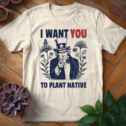 Uncle Sam Plant Native Tee T-Shirt Natural / S