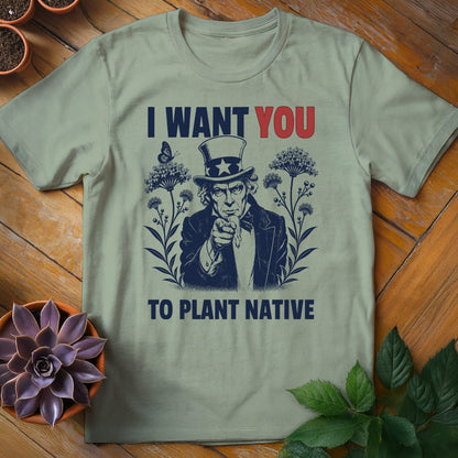 Uncle Sam Plant Native Tee T-Shirt Sage / S