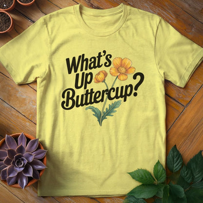 What's Up Buttercup Tee T-Shirt Cornsilk / S