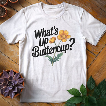 What's Up Buttercup Tee T-Shirt White / S
