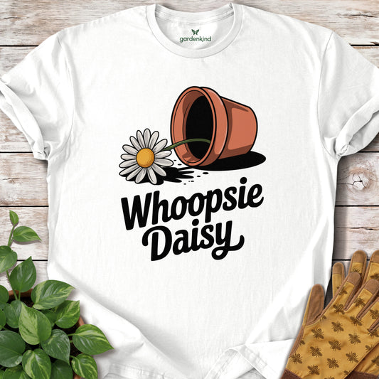 Whoopsie Daisy Tee, White