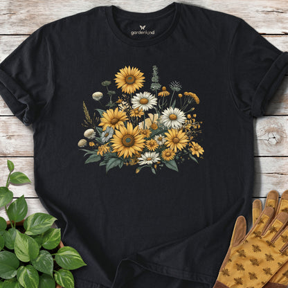 Wildflowers Tee, Black