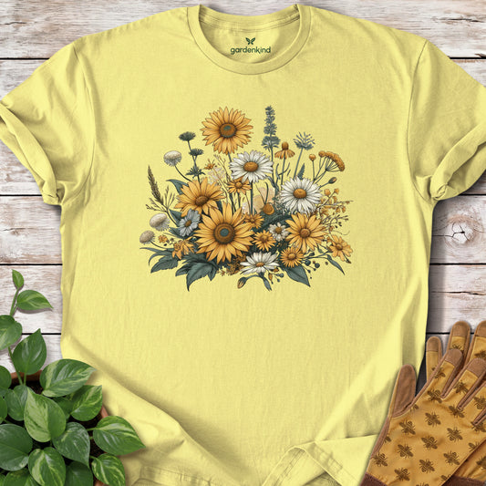 Wildflowers Tee, Cornsilk