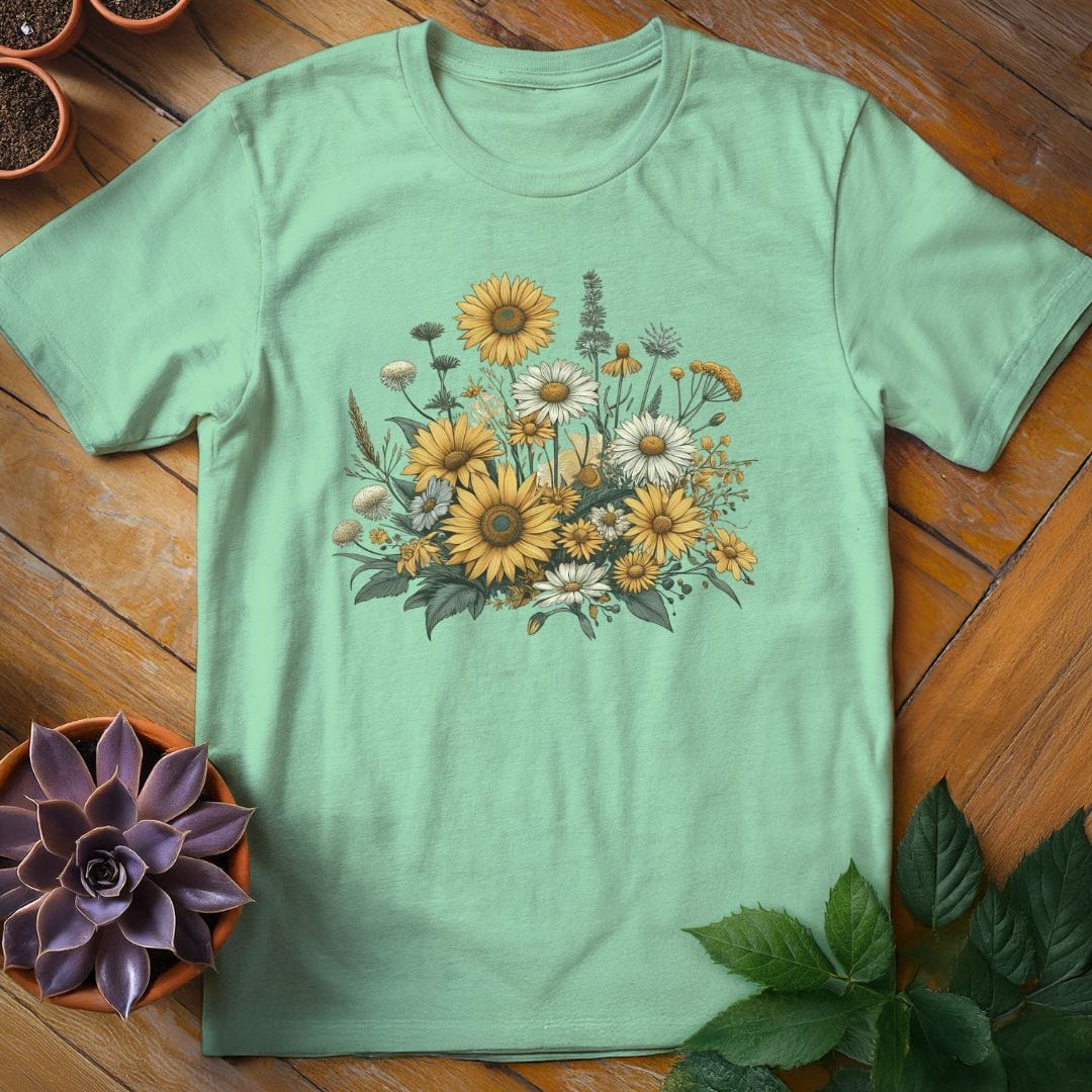 Wildflowers Tee T-Shirt Mint Green / S