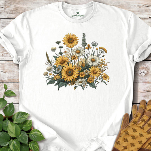 Wildflowers Tee, White