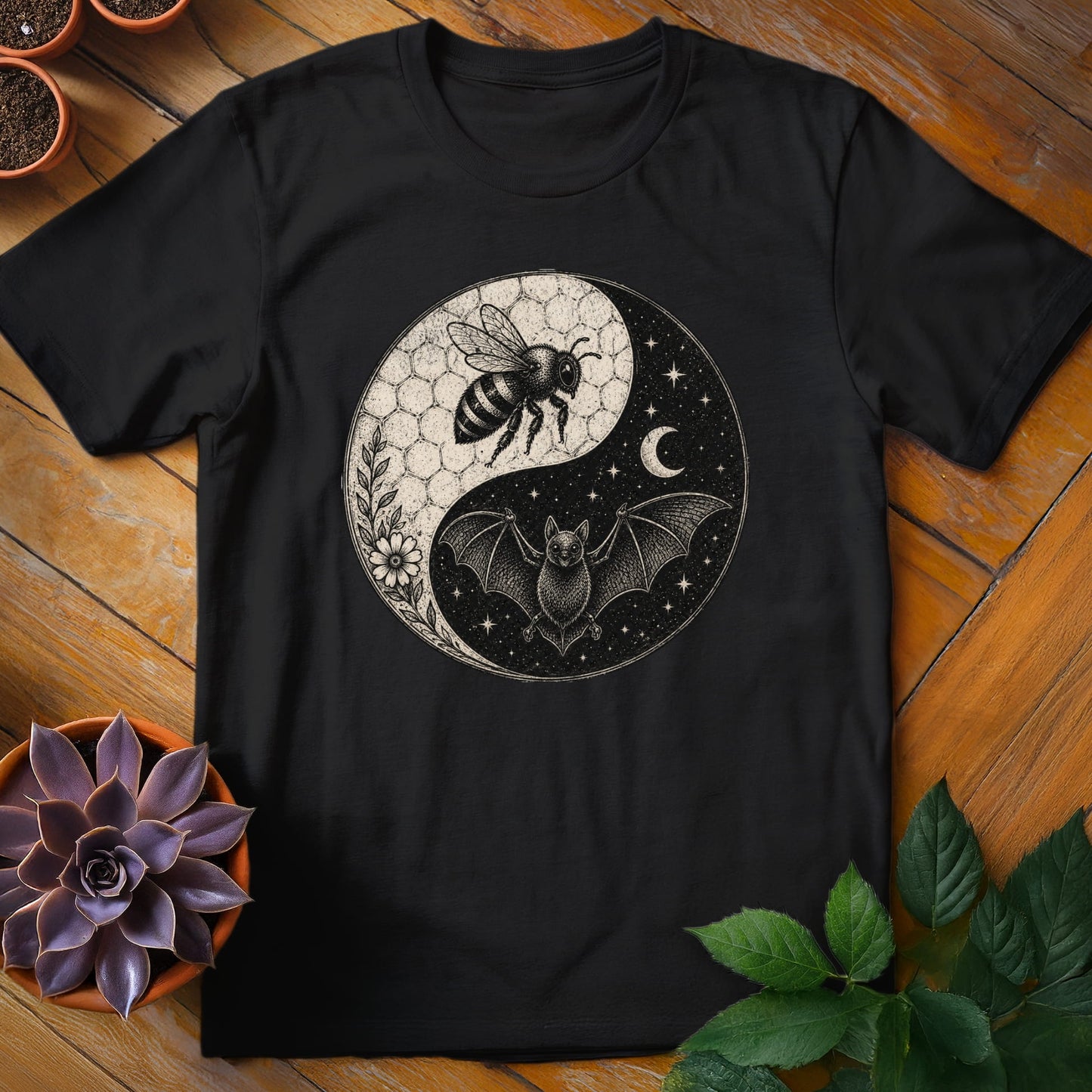 Yin-yang Tee T-Shirt Black / S