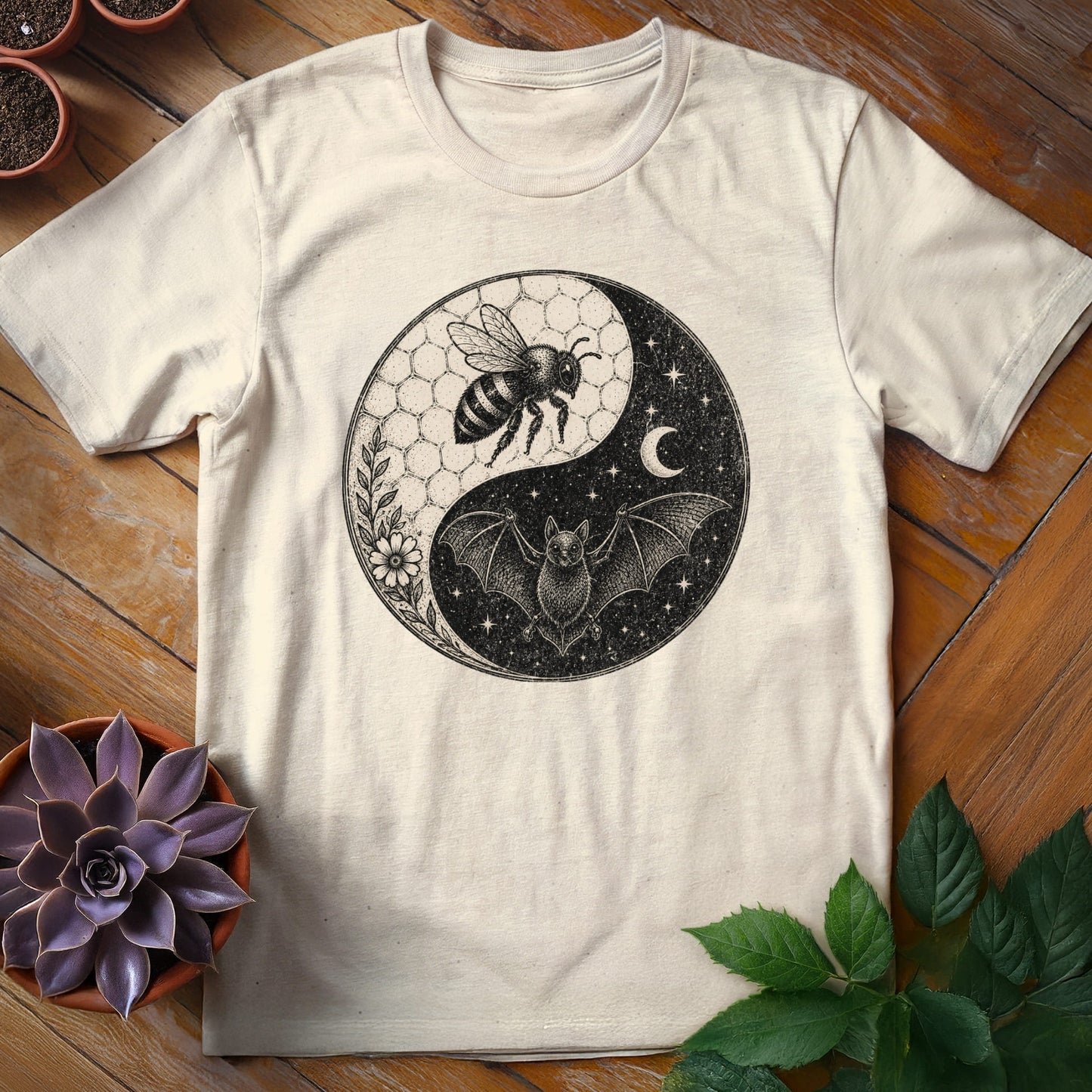 Yin-yang Tee T-Shirt Natural / S