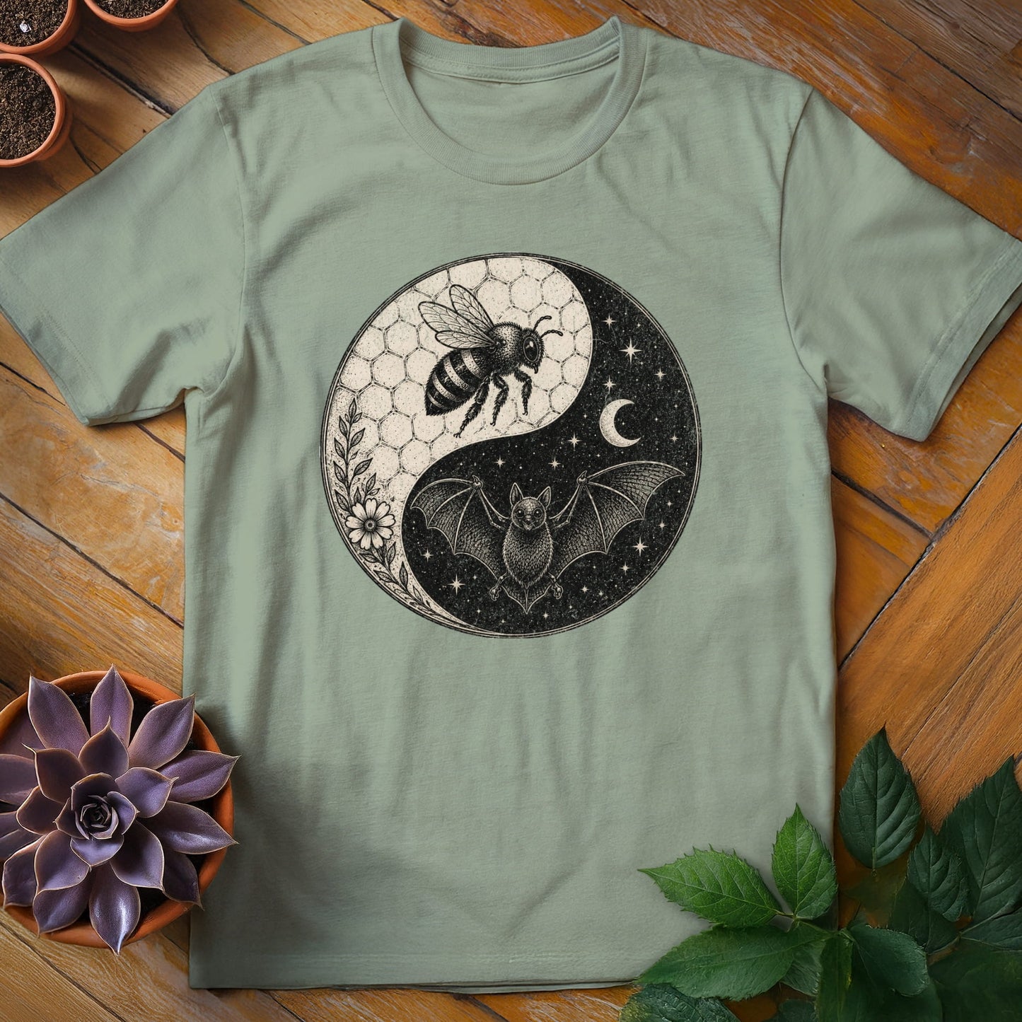 Yin-yang Tee T-Shirt Sage / S