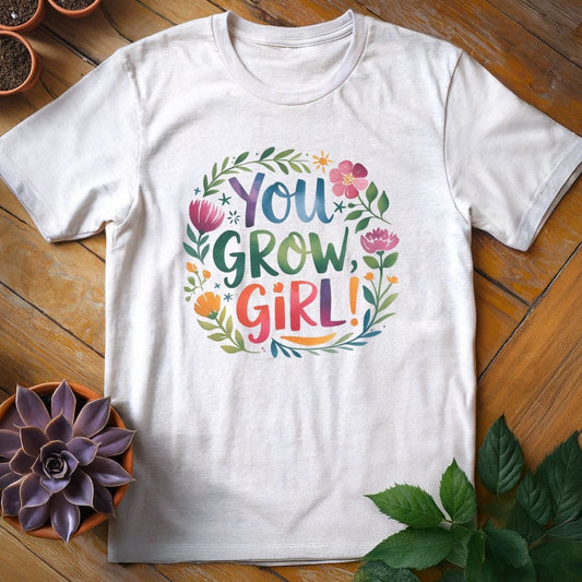 You Grow Girl Tee T-Shirt White / S
