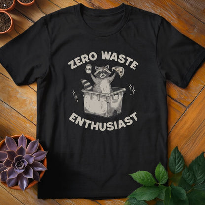 Zero Waste Enthusiast Tee T-Shirt Black / S