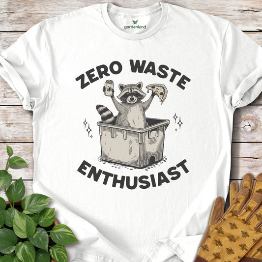 Zero Waste Enthusiast Tee, White